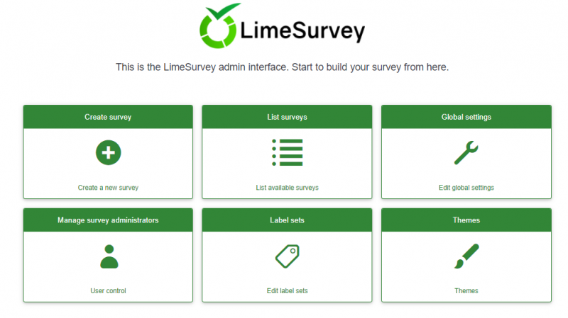 File:QSG LS3 LimeSurvey homepage.png